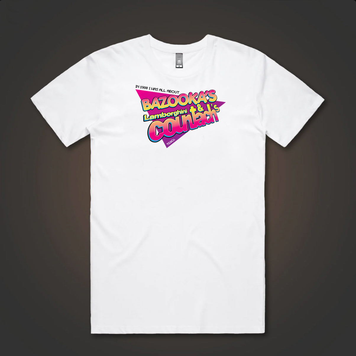 bazookas countachs t-shirt