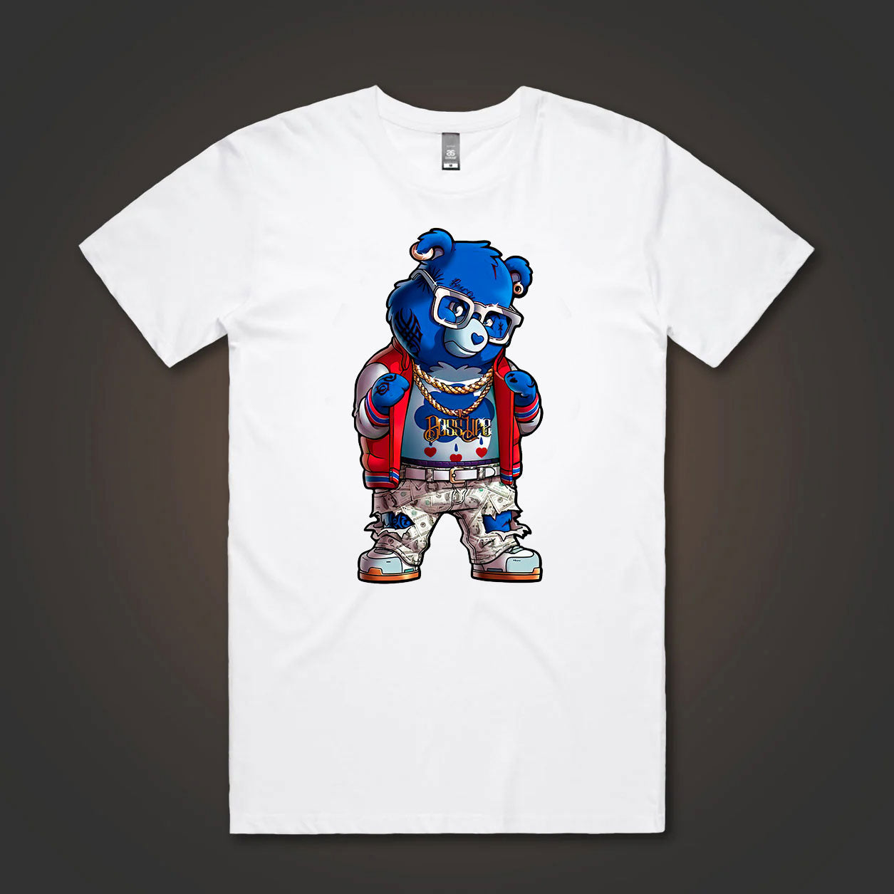 Gangsta Bear Musician T-Shirt