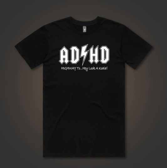 ADHD - Highway to.. Hey Look a Koala Guitarist T-Shirt