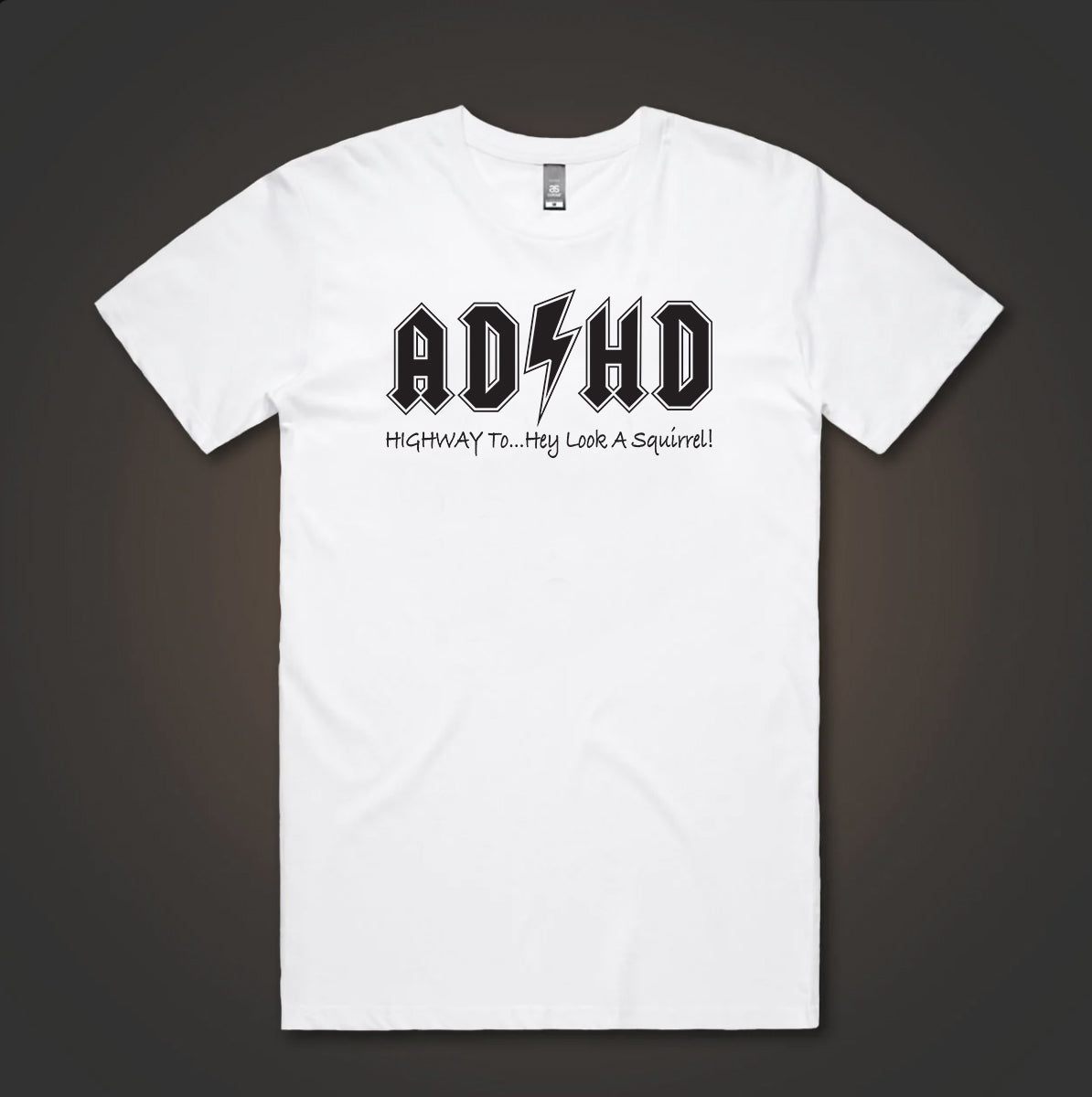 ADHD - Highway to.. Hey Look a Squirrel Guitarist T-Shirt