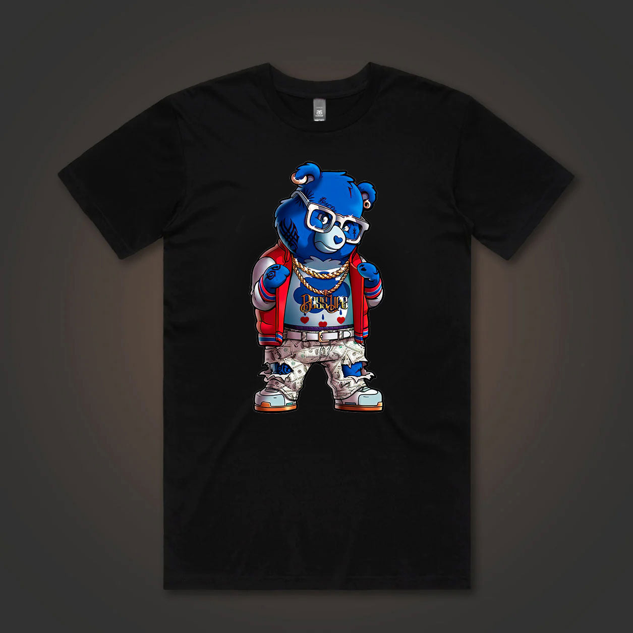 Gangsta Bear Musician T-Shirt
