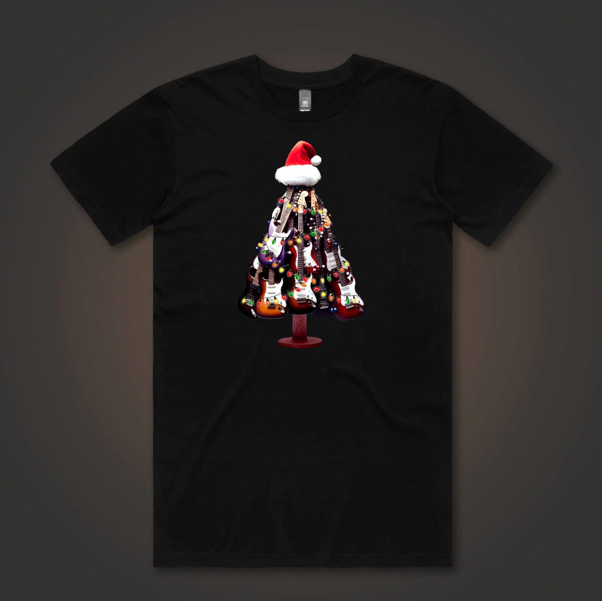 christmas guitar t shirt price in aus