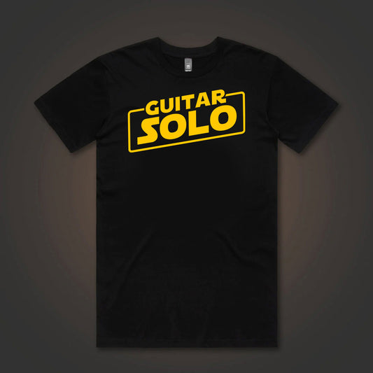 black guitar solo t shirt