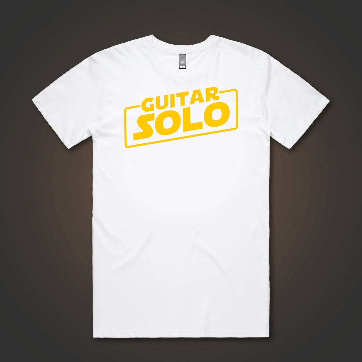 white guitar solo t shirt
