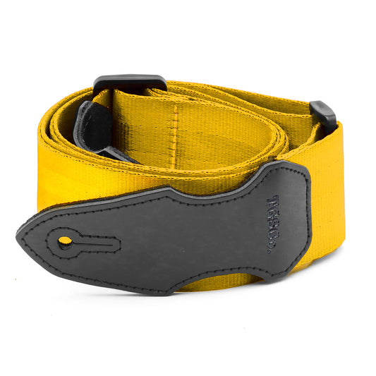 Cliffhanger - Caterpillar Yellow Guitar Strap