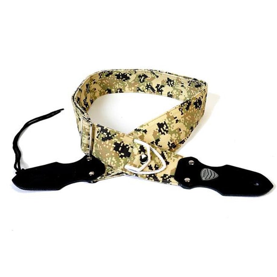 Camo Series - Military Green Guitar Strap